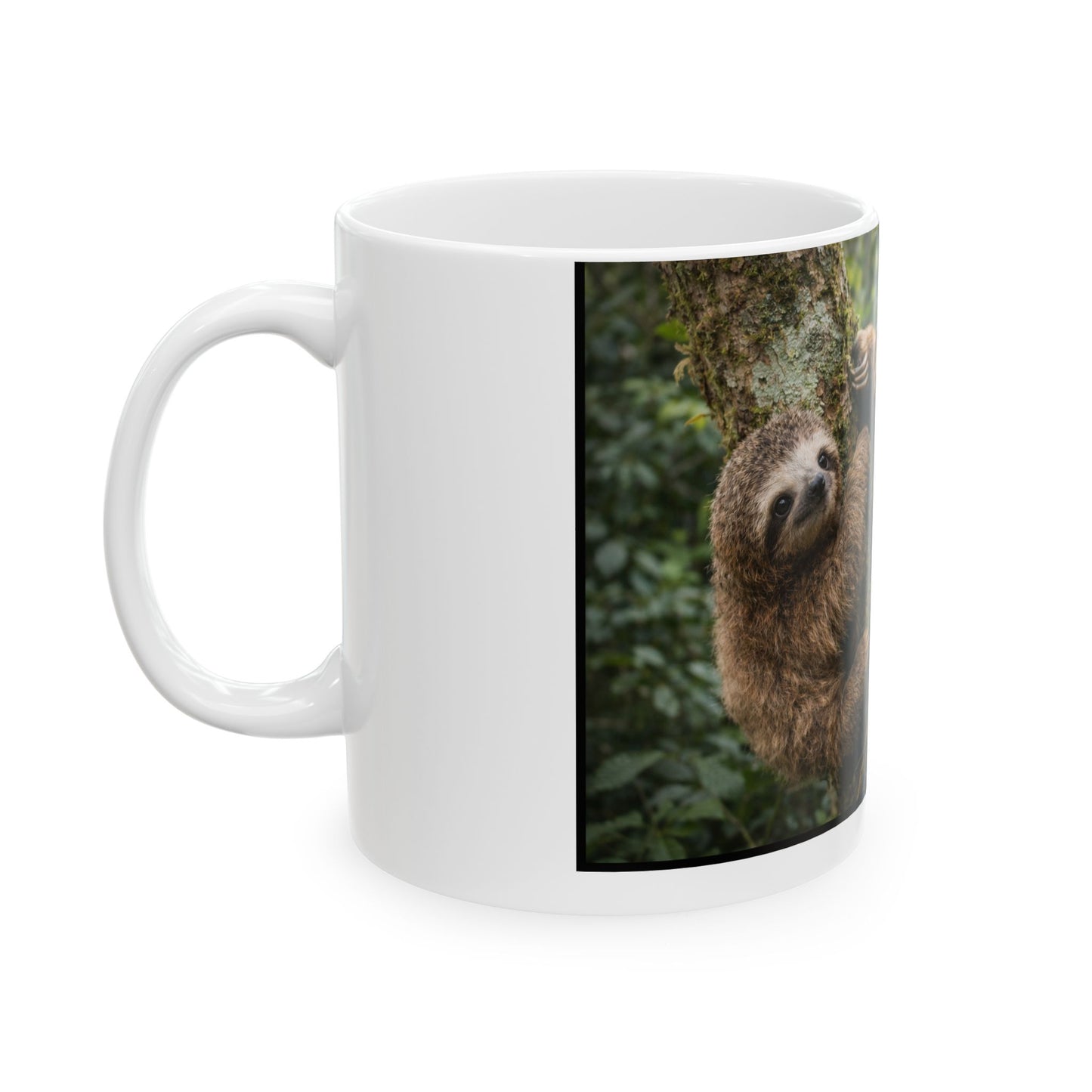 Sloth Family Ceramic Mug — Cute 11oz