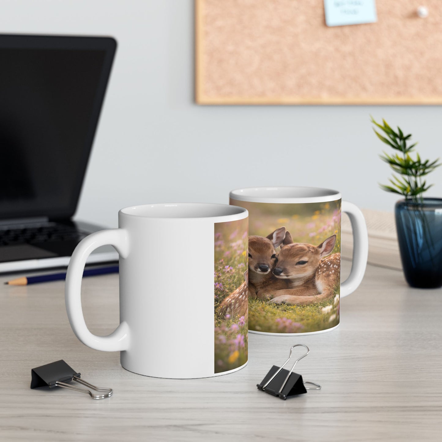 Fawn Trio Mug | Ceramic Coffee Cup