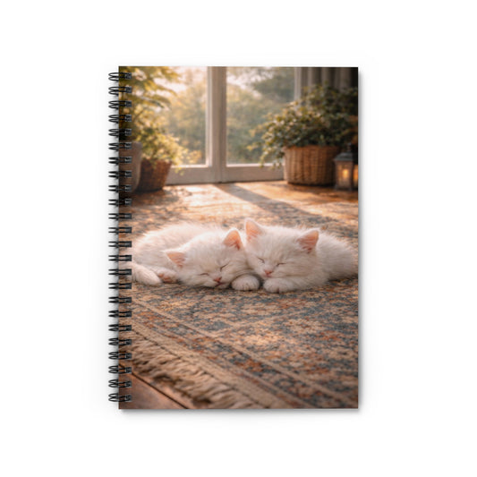 Cozy Kittens Spiral Notebook — Ruled Journal for Notes & Journaling