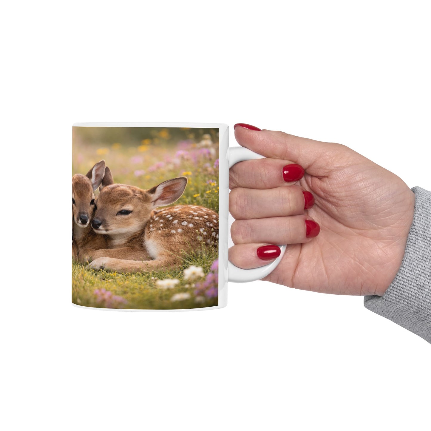 Fawn Trio Mug | Ceramic Coffee Cup