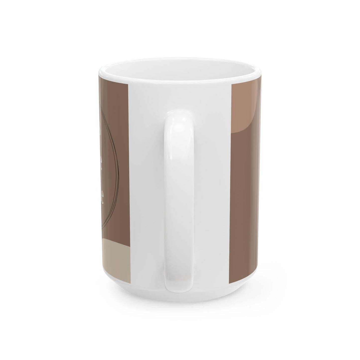 Animal lover Ceramic Mug — Paw Print Coffee Cup (15oz)