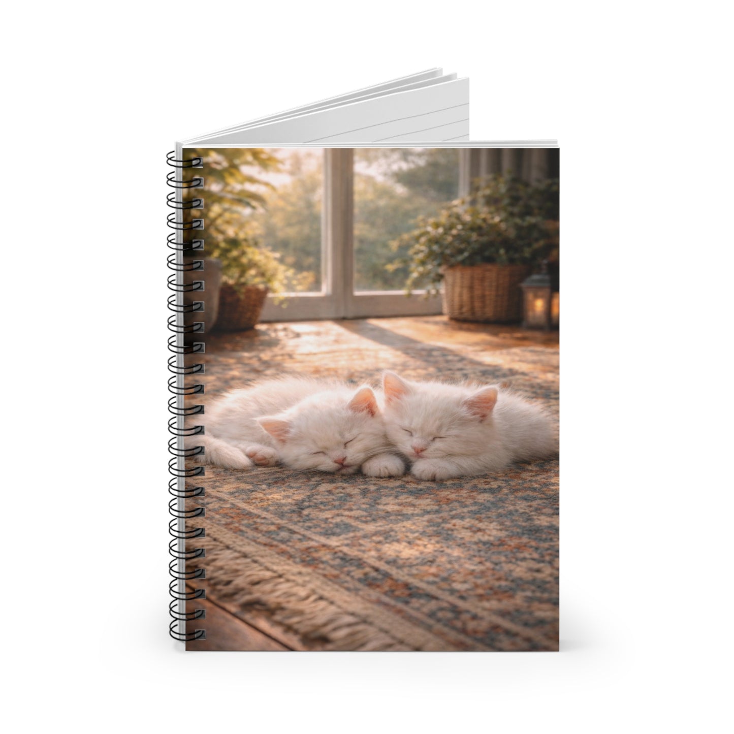 Cozy Kittens Spiral Notebook — Ruled Journal for Notes & Journaling