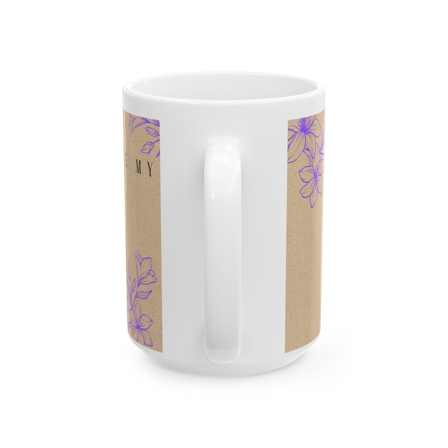 My Pets are My People - Floral Pet Lover Ceramic Mug (15oz)