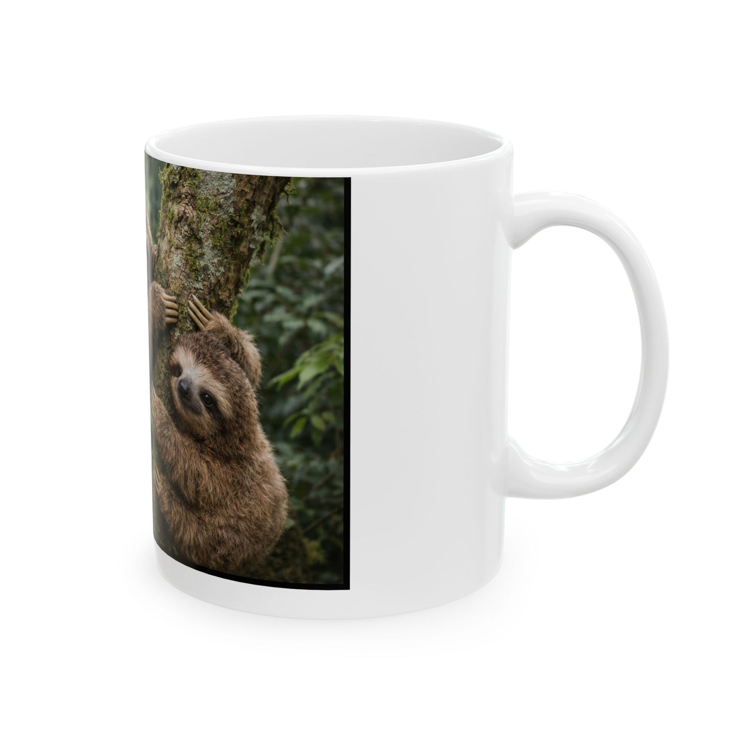 Sloth Family Ceramic Mug — Cute 11oz