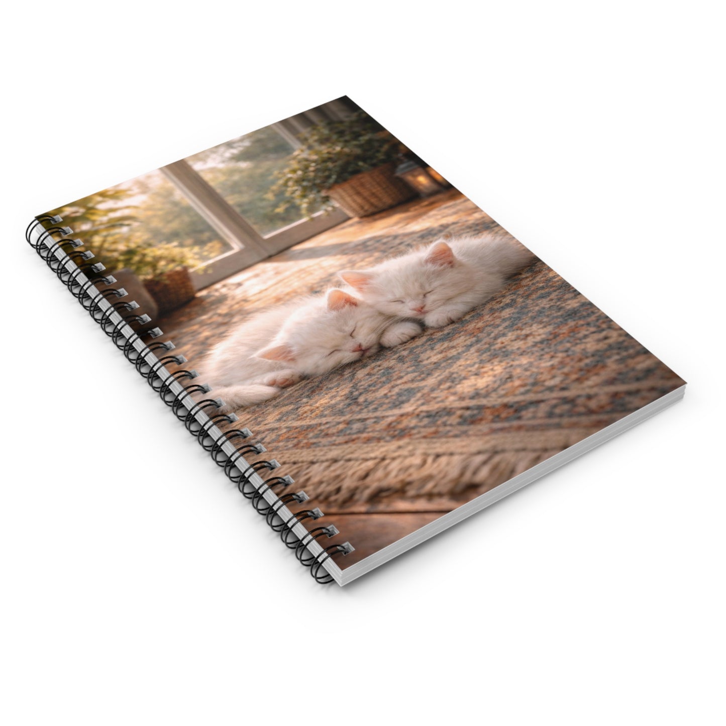 Cozy Kittens Spiral Notebook — Ruled Journal for Notes & Journaling