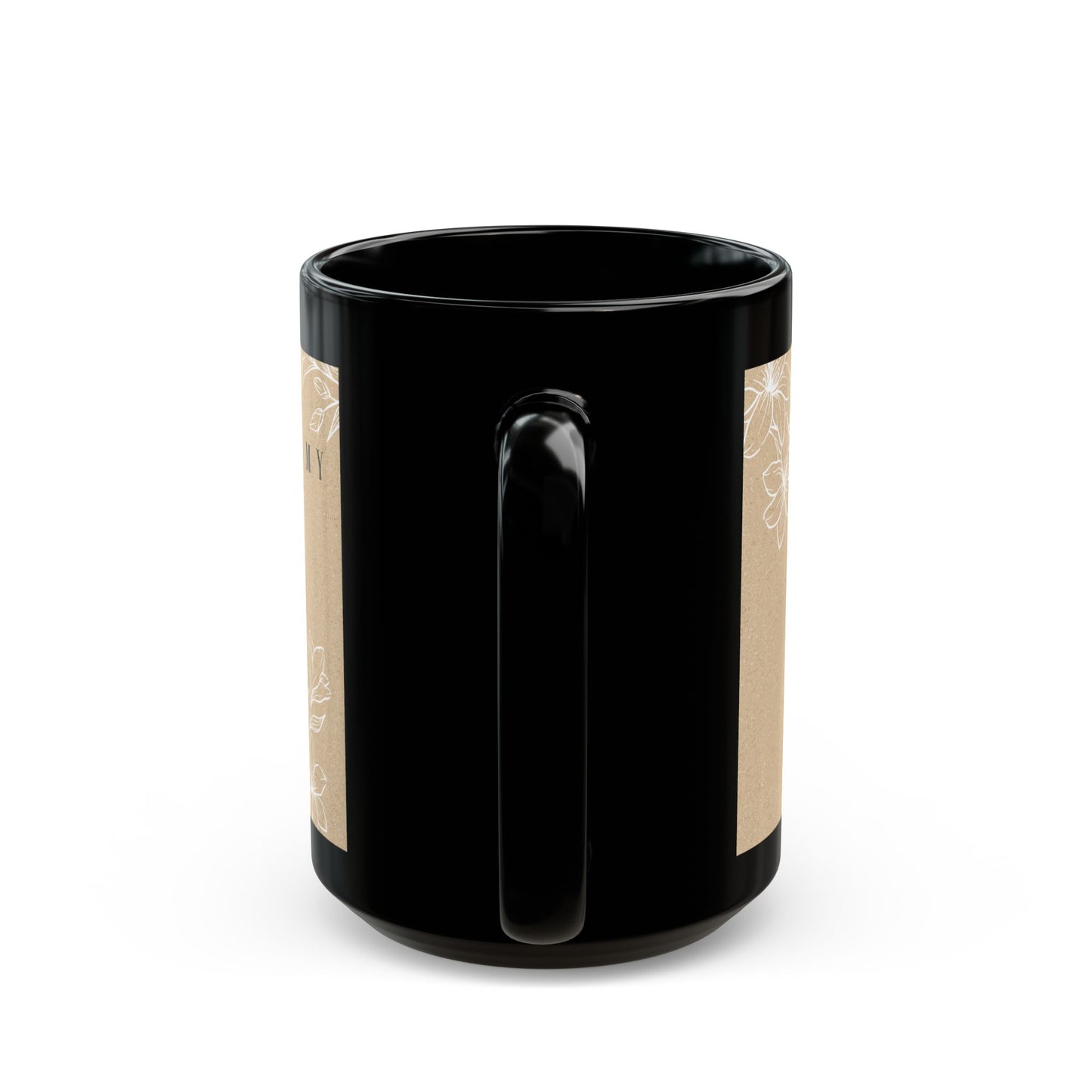 My Pets Are My People Black Mug — Cute Minimalist Pet Lovers Coffee Cup (15oz)