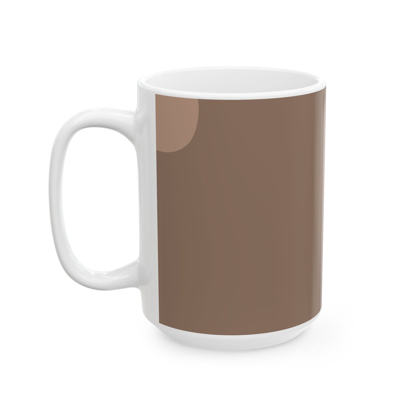 Animal lover Ceramic Mug — Paw Print Coffee Cup (15oz)