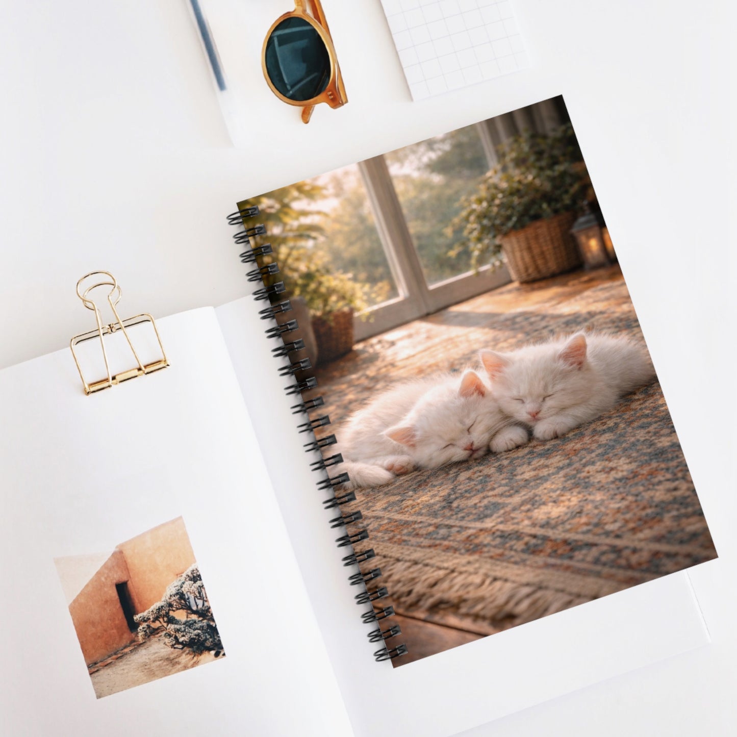Cozy Kittens Spiral Notebook — Ruled Journal for Notes & Journaling